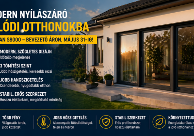 GEALAN S8000 ablakok – most bevezető áron